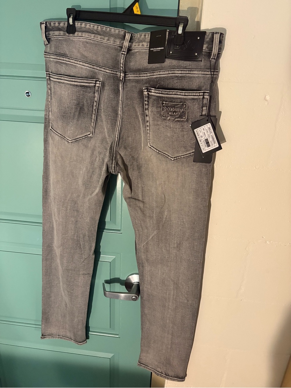 Dolce & Gabbana Gray Washed Men's Jeans